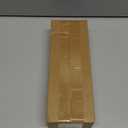 9.5 Large Acrylic Straw Holder for Cabinet Door, Reusable Straw Cabinet Organizer with Double-Sided Adhesive Tape for Kitchen Counter Cupboard (Transparent)