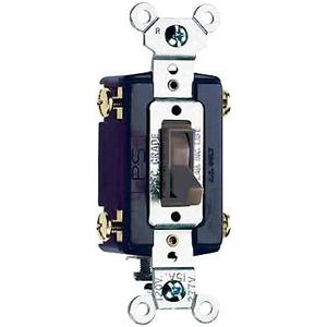 Legrand Pass & Seymour 664GCC8 Trademaster 15 Amp 4-Way Toggle Light Switch, Residential Grade, Brown (1 Count)