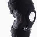 DonJoy Performance Bionic Knee Brace  Hinged, Adjustable Patella Support, Lateral / Medial Ligament (ACL, MCL, LCL), Meniscus, Knee Sprains for Soccer, Basketball, Skiing, Hockey, Running, Water Sports (Medium, Black)