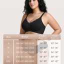 Jelly Bras for Women No Underwire Mesh Wireless Crossover Bra Seamless Full Coverage Lift T Shirt Sleep Bralettes