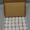 Homemory Cool White Flameless LED Tea Lights Candles, 200+Hour Battery Operated Fake Electric Votive TeaLights for Christmas, DIY Mood Lighting, Party, Holiday, Funeral, Home Decor, 24-Pack