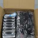 196 PCS Extra Thick 1/4" Pegboard Hooks Set, Heavy Duty Peg Board for Hanging Storage, Black Metal Pegboard Accessories with Pegboard Bins for Garage Wall Organizer