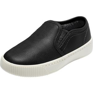 HOMEHOT Boys Slip on Sneakers Casual Dress Shoes Faux Leather Loafers (Toddler,Big Kids, Little Kids)