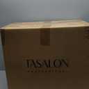 TASALON Saddle Stool with Back Support Ergonomic Adjustable Stool with Wheels - Swivel Salon Cutting Stool for Kitchen, Salon, Spa, Tattoo, Pedicure, Massage -Esthetician Chair  Black