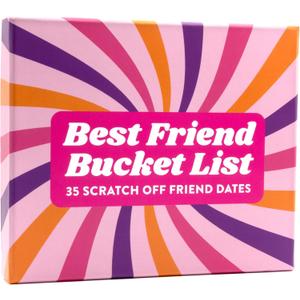 Best Friend Bucket List Scratch Off Cards  35 Fun Adventure Date Ideas for Friends  Unique Gift for Women, Besties, or BFFs  Friendship Gift for Birthdays or Galentine's Day