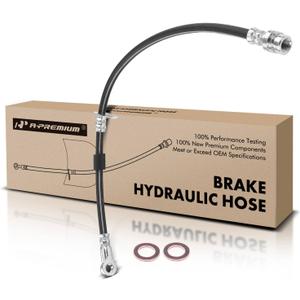 A-Premium Rear(Outer) Brake Hydraulic Hose Compatible with Mitsubishi Models - Lancer 2008 2009 2010 2011 2012 2013 2014 2015, 2.0L