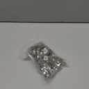 Piutouyar 50 Pack 12MM Two Hole Strap U Bracket 304 Stainless Steel Rigid Pipe Strap Clamp Heavy Duty Tube Strap Tension Clip (1/2 Inch)