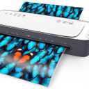 Laminator Machine 13-Inch Thermal Lamination with Laminating Sheets 9 in1 Office Desktop Laminate Machine, Portable A3 Laminater for Teachers Personal 60S Warm-Up Never Jam
