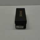 ISNOM Womens Mesh Kitten Heels Sandals Square Toe Ankle Buckle Strap Low Heels Comfort Summer Dress Shoes, 6