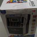 ATM Piggy Bank for Kids Rechargeable, Power-Off Memory for Real Money Safe with Debit Card, Coin Recognition,Bill Feeder,Balance Calculator, Kids ATM Machine for Boys Girls