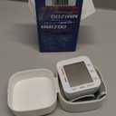 MMIZOO Wrist Blood Pressure Monitor Large LCD Display BP Machine Adjustable Cuff 5.31-7.68 inch Automatic 99x2 Sets Memory with Carrying Case for Home Use (W1681) (White)