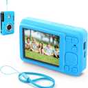 Protective Cover Silicone Case for KODAK PIXPRO FZ55, Digital Camera Pouch Sleeve Protector Cover Travelling Case (Blue)