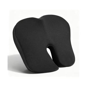 Seat Cushion, Memory Foam Cushion for Wheelchair & Office Chair Cushions，Pregnancy Cushion, Ergonomic Cushions Pad Pillow for Pressure Relief Sciatica & Pain Relief for Long Sitting,Festival gift, Black