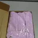 Bulyoou 2 Pcs Crochet Bag and Tote Set Corduroy Yarn Bag Crochet Tote Bag for Crochet Hooks Organizer Yarn Holder for Crochet Lovers Knitting Bag Crochet Accessories(Purple)