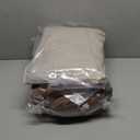 Geniospin Brown Full Comforter Set - 7 Pieces Comforter Full Size, Solid Bedding Set for All Season, Textured Bed in a Bag with Sheets (Full (80"x90"))