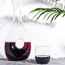 FOCUSLINE 32 Pack Plastic Wine Glasses Stemless, 12 Oz Crystal Clear Disposable Wine Cups, Reusable Plastic Wine Glasses for Parties Weddings, Shatterproof Recyclable and BPA-Free