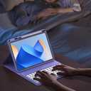 Keyboard Case for iPad Air 11 inch 2025(M3)/2024(M2)/Air 5/Air 4 with Pencil Holder, Cute Candy Color Round Key Detachable Keyboard aslo for iPad Pro 11 4th/3th/2nd/1st Gen ,Teal