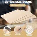 36 Pack Basswood Sheets for Crafts 12"x16"x1/8", 3mm Thick Plywood Sheets Board for Craft, Unfinished Wood Sheet for Laser Cutting & Engraving, Wood Burining, Painting, StainingArchitectural Model