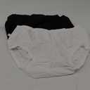 Leakproof Cloth Diaper Covers for Adult, Incontinence Protective Briefs Underwear, Reusable Plastic Pants Special Needs 2Pcs (WhiteBlack, XL)