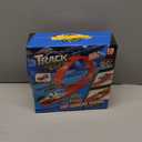 Flex Race Car Track 15 Ft for Kids 3+ Toys, with 4 Small Racecars, Suitable for Hot Wheels and Diecast 1/64th Cars, Rolls Up Race Tracks with Strong Suction Cups