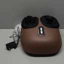 Nekteck Shiatsu Foot Massager Machine with Heat, 2026 Upgraded FSA Eligible Air Compression Deep Kneading Therapy Feet Massager, Improve Blood Circulation and Foot Wellness Massage Tools HSA Eligible (Brown (Regular))