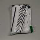 Uphome 72x72 Boho Shower Curtain Black and White Fabric Bathroom Curtains Set with Hooks, Chic Triangle and Geometric Tassel Bath Curtain, Heavy Duty and Waterproof for Modern Hotel Decor