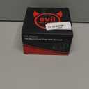 EVIL ENERGY Inline Fuel Filter 100 Micron with 6AN 8AN 10AN Adapter&Bracket Clamp 50MM Universal Red