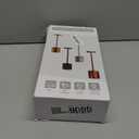 Cordless Table Lamp Set of 2, Rechargeable 5000mAh Battery Powered Outdoor Table Lamps, Portable LED Desk Lamp, 3 Color Dimmable Light for Restaurant, Patio, Bedroom, Bedside Night Lamp, (Black)