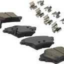 QUALITY-BUILT Rear Ceramic Brake Pads, Premium 1001-2202C, Compatible with 2018-2022 Toyota C-HR