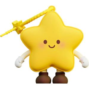 Cute Star-Themed Mini Portable Bag for Girls Silicone Material Wrist-Wear Storage Pouch Outdoor Travel Storage Bag Parent-Child Gift