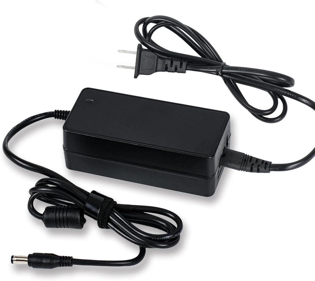 42V Charger for Hover-1 36V Highlander, Dynamo, Gambit, Helios, Alpha, Jive, Journey, Formula, Escape, Pioneer and Rally DC42V 1.5A-2A Power Supply (Barrel and 3 Hole)