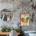 Juneteenth Independence Day Decorations Outdoor Freedom Day Hanging Door Decor African American Black History Festival Celebration Sign 8 x 10 inches