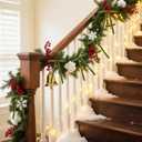 2 x Senjie 30Pcs Velvet Bows for Christmas Tree, Vintage Rustic Christmas Ribbon Bows Ornaments for Garland, Wreath, Gift Wrapping and Indoor Outdoor Holiday Party Decorations (Olive Green, 5" x 7") (Width of 3/8")