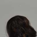 Clip on Ponytails for Women - 14 Inch Curly Ponytail Extension, Wavy Pony Tails Hair Extensions, Synthetic Hair Extensions Ponytail, Clip in Ponytail (Color: Dark Brown with Honey Blonde Highlights)