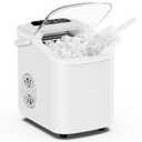 DUMOS Ice Makers Countertop Ice Machine with Portable Handle Compact Size