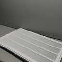 Fits 16x25 Duct Opening | Steel Return Air Filter Grille by Handua [Removable Door] for 1-inch Filters | Vent Cover Grill | White | HVAC Cold Air Intake Grille | Out Dim: 18 5/8"W X 27 5/8"H