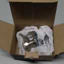 Schlage F170 SIE 619 Sienna Door Knob, One Sided Non-Turning Dummy Door Handle, Satin Nickel (Standard)