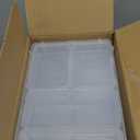 VTG Bead Organizer Box, 84 Pcs Small Plastic Containers with Lids, 4-Tier Stackable Storage Box, Clear Organizers for Jewelry Toys Craft Storage