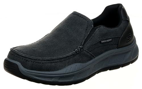 Skechers Men's, Relaxed Fit: Cohagen - Vierra Sneaker - Extra Wide Width Black Canvas, Size 13