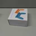 CloudValley 2-in-1 Grip Kit for Nintendo Switch 2 Joy-Cons [Holder + Wrist Strap] - Wear-Resistant Ergonomic Controller Holder, Enhanced Comfort (Blue + Orange)