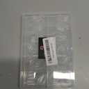 UNA GELLA Short Almond Nail Tips, 312pcs Short Almond Gel Nail Tips Shape Pre Etched Press On Nails Clear Acrylic Fake Nails No C Curve for Full Cover Nails Extension Home Art DIY Salon 12 Sizes