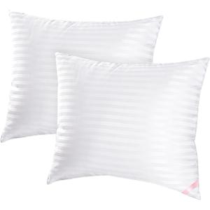 EIUE Throw Pillow Inserts, Machine Washable Pillows,Premium Polyester Fiber Fill for Sofa Bed & Decorative Cushions (White, 20x20inch)