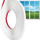 33 Ft Window Grille Inserts, Window Grid Kit, TPE Self-Adhesive Peel and Stick Trim Molding, DIY Flexible Molding Trim Door Window Inserts Frames Home Decoration