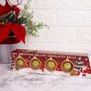 2 x Hollow Chocolatey Balls, Individually Wrapped Candy, Christmas Stocking Stuffer Gift, 1.41 Ounces (8 Total Pieces)