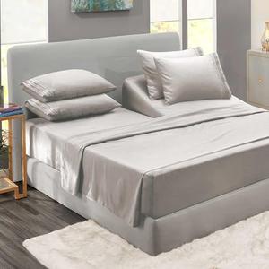 Clara Clark Flex Top King Sheets - Hotel Luxury 6 Piece Bed Sheets for Top Split King Bed - Soft Bedding Sheets & Pillowcases, Head Split King Size. Linen