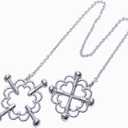 3 x Nipple Clips, Nipple Clamps Non Piercing Nipple Clamps Clips Cross-Shaped Adjustable Metal Nipple Clamps Nipple Clamps Nipple Clips with Chain for Women Couple