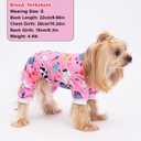 4 Pack Dog Pajamas Soft Lightweight Dog Recovery Suit Onesie Clothes for Small Medium Female Pet Boys Girls Dogs, XXL