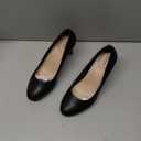 Clarks Women's Ambyr Joy Pumps (8 Wide, Black Leather)