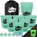 Juegoal Outdoor Giant Yard Pong Game Set Outdoor Toss Game Throwing Game for Beach, Camping, Lawn and Backyard