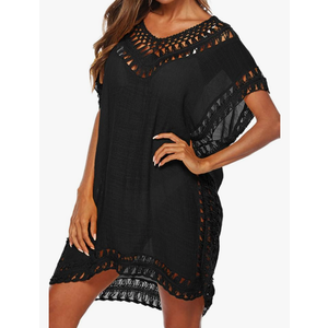 Adisputent Womens Swimsuits Cover Ups Crochet Chiffon Beach Cover Bathing Suit Bikini Wear Coverups Dress, XL